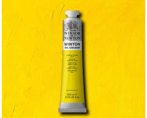 Winsor & Newton Winton Oil Colour - Cadmium Yellow Light - 200mL
