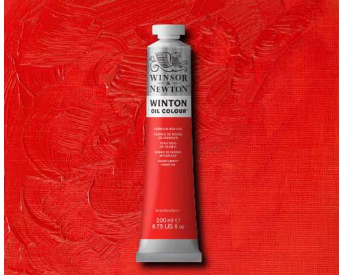 Winsor & Newton Winton Oil Colour - Cadmium Red Hue - 200mL