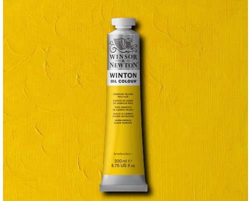 Winsor & Newton Winton Oil Colour - Cadmium Yellow Pale Hue - 200mL