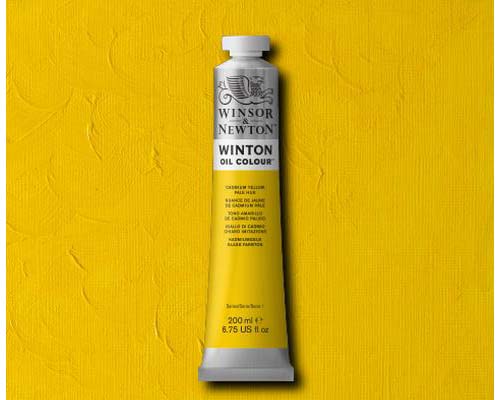 Winsor & Newton Winton Oil Colour - Cadmium Yellow Pale Hue - 200mL