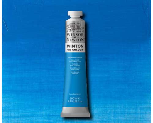 Winsor & Newton Winton Oil Colour - Cerulean Blue Hue - 200mL