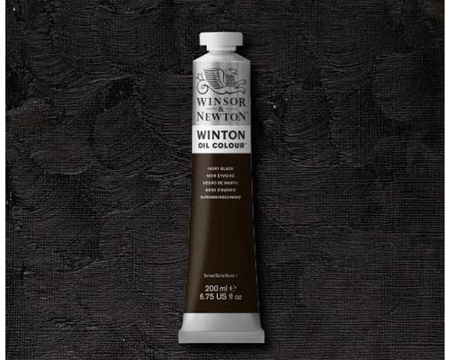 Winsor & Newton Winton Oil Colour - Ivory Black - 200mL