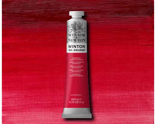Winsor & Newton Winton Oil Colour - Permanent Alizarin Crimson - 200mL