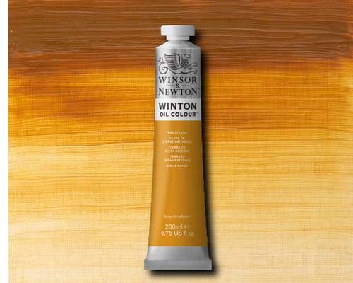 Winsor & Newton Winton Oil Colour - Raw Sienna - 200mL