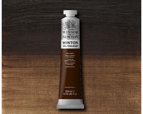Winsor & Newton Winton Oil Colour - Raw Umber - 200mL