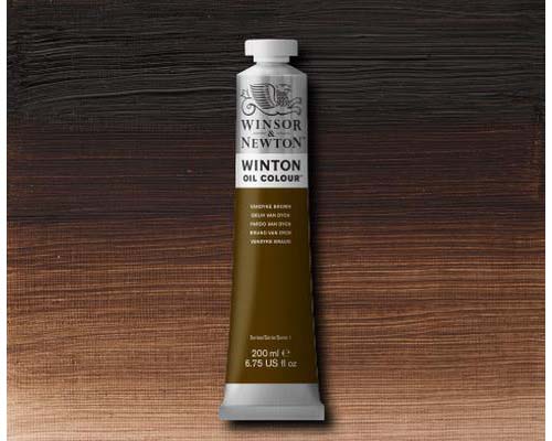 Winsor & Newton Winton Oil Colour - Vandyke Brown - 200mL