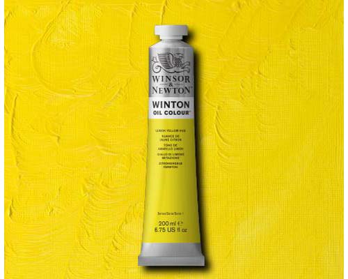 Winsor & Newton Winton Oil Colour - Lemon Yellow Hue - 200mL