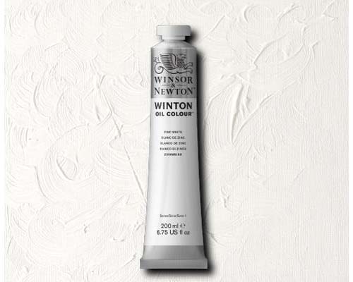 Winsor & Newton Winton Oil Colour - Zinc White - 200mL