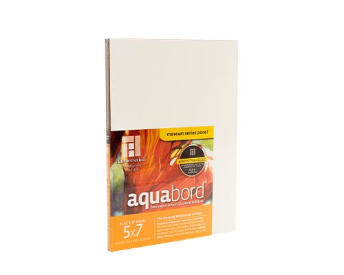 Ampersand Aquabord - 4 Pack - 1/8 in. Flat Panel - 5 x 5 in.