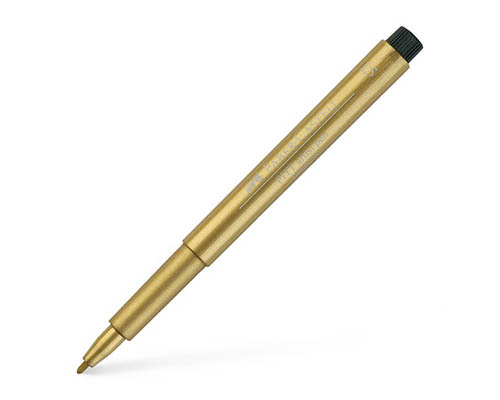 Faber-Castell  India Ink Pitt Artist Pen - 250 Gold