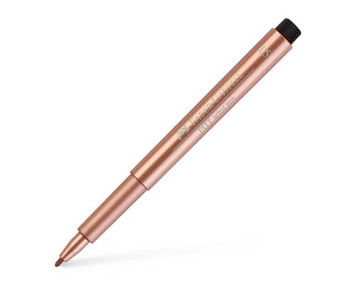 Faber-Castell  India Ink Pitt Artist Pen - 252 Copper