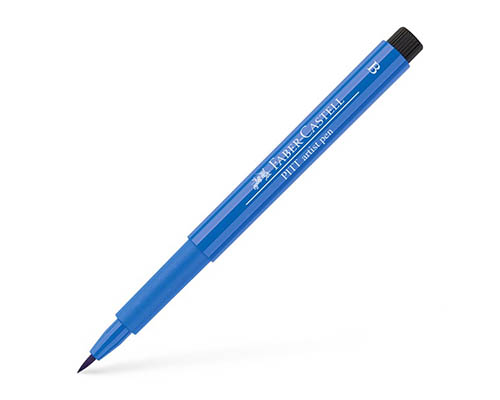 Faber-Castell  India Ink Pitt Artist Pen - Brush - 143 Cobalt Blue