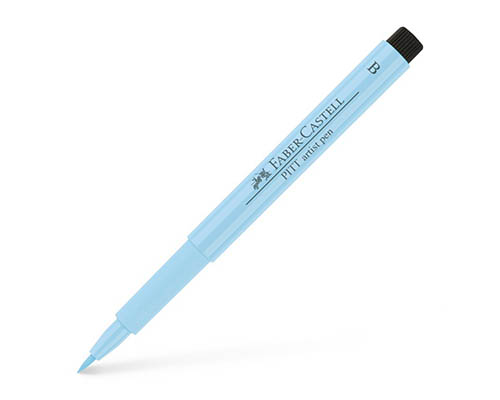 Faber-Castell  India Ink Pitt Artist Pen - Brush - 148 Ice Blue