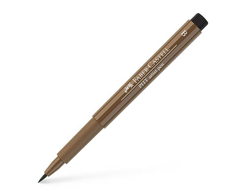 Faber-Castell  India Ink Pitt Artist Pen - Brush - 178 Nougat