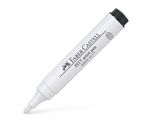 Faber-Castell  India Ink Pitt Artis Pen - White - 2.5 mm