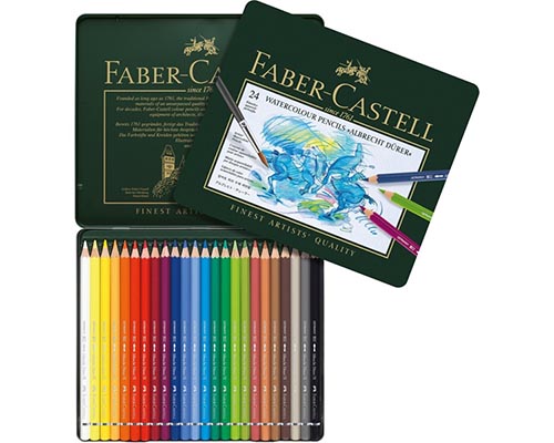 Faber-Castell Albrecht Dürer Watercolour Pencils  Tin Set of 24