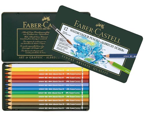 Faber-Castell Albrecht Dürer Watercolour Pencils  Tin Set of 12