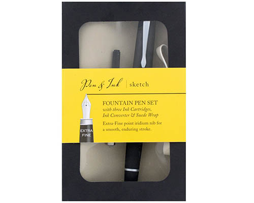 Art Alternatives Pen & Ink - Fountain Pen Set  Extra Fine