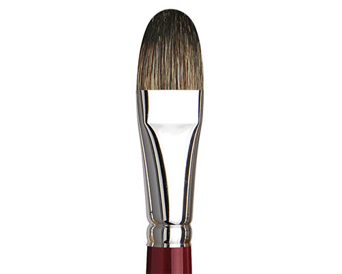 da Vinci Black Sable Oil Brush - Series 1845 - Filbert 20