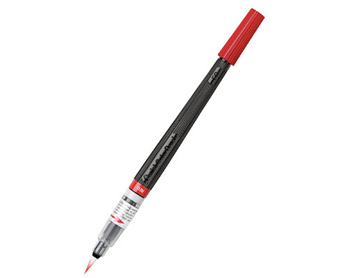 Pentel Colour Brush Pen - Red