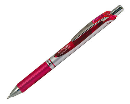 Pentel EnerGel Xm Retractable Pen - Pink