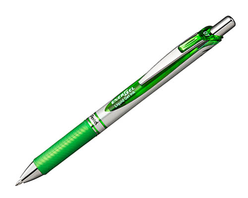 Pentel EnerGel Xm Retractable Pen - Lime Green
