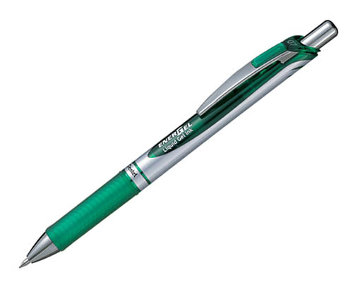 Pentel EnerGel Xm Retractable Pen - Green