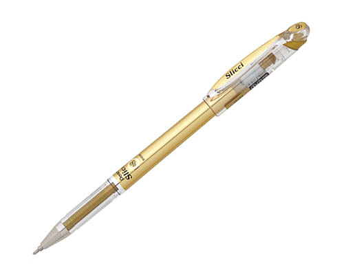 Pentel Slicci Metallic Gel Pen - 0.8mm Gold