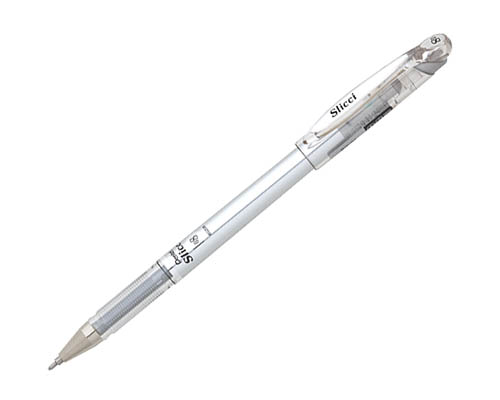 Pentel Slicci Metallic Gel Pen - 0.8mm Silver