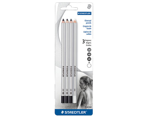 Staedtler Charcoal Pencils - Set of 4