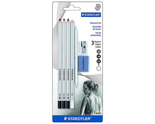 Staedtler Charcoal Pencils - Set of 7
