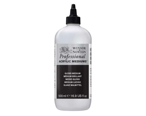 Winsor & Newton Professional Acrylic Gloss Medium  500mL