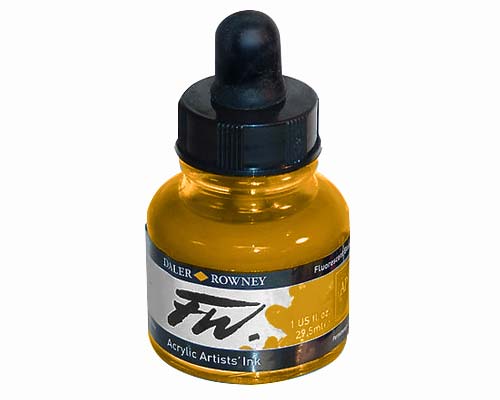 FW Acrylic Artists Ink  1oz  Brilliant Yellow