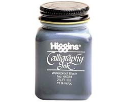 Hig Pigm Wp Ink 2oz Calig Black