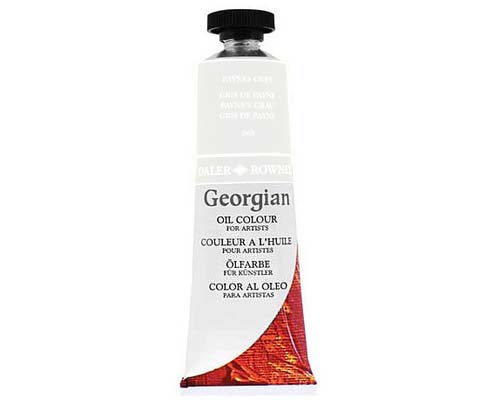 Daler-Rowney Georgian Oil Paint  38mL Tube  Titanium White