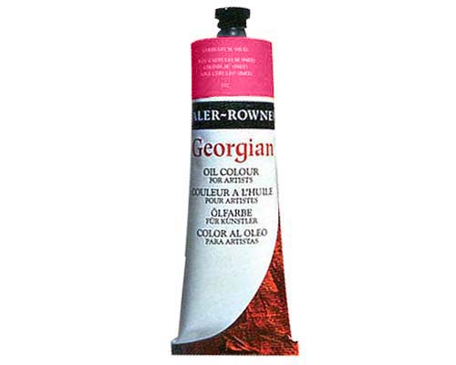 Daler-Rowney Georgian Oil Paint  225mL Tube  Brilliant Rose