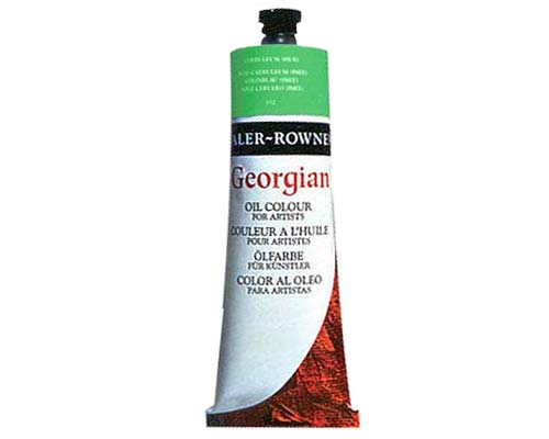 Daler-Rowney Georgian Oil Paint  225mL Tube  Permanent Green Light