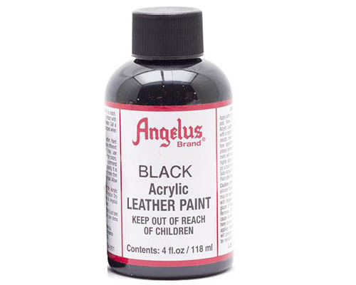 Angelus Acrylic Leather Paint - 4oz - Black