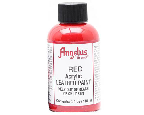 Angelus Acrylic Leather Paint - 4oz - Red