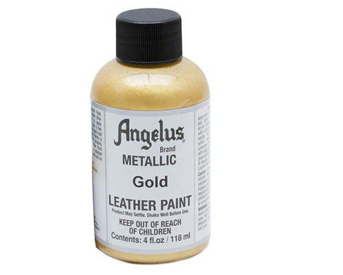 Angelus Acrylic Leather Paint - 4oz - Gold