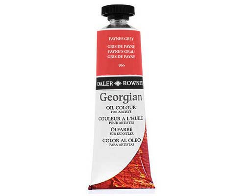 Daler-Rowney Georgian Oil Paint  38mL Tube  Cadmium Red Deep Hue