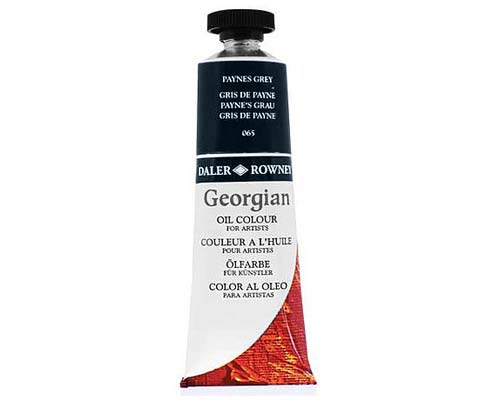 Daler-Rowney Georgian Oil Paint  38mL Tube  Payne's Grey