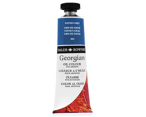 Daler-Rowney Georgian Oil Paint  38mL Tube  Prussian Blue