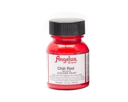 Angelus Acrylic Leather Paint - 1 oz - Chile Red
