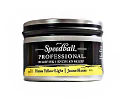Speedball Professional Relief Ink - Hansa Yellow Light
