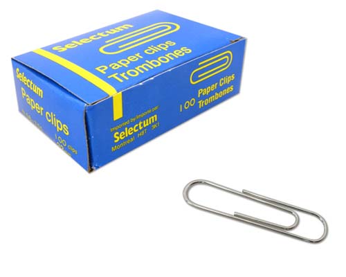 Selectum Paper Clips 33mm 100pk