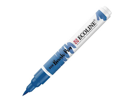 Ecoline Brush Pen - Prussian Blue