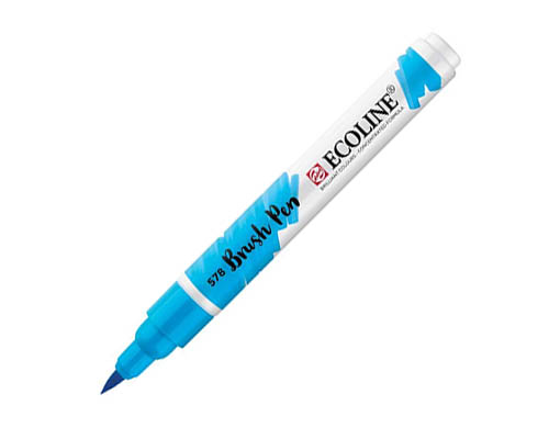 Ecoline Brush Pen - Sky Blue Cyan