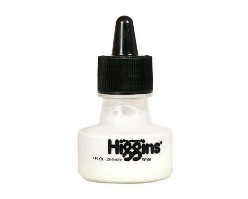 Higgins Pigment Waterproof Ink 1oz Super White