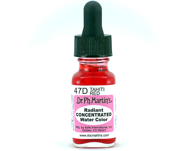Dr. Ph. Martins Radiant Concentrated Watercolour Dye 0.5oz - Tahiti Red